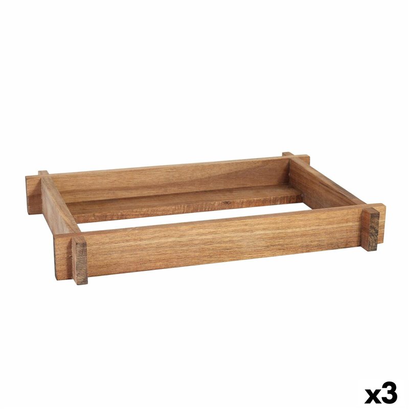 Support Viejo Valle Acacia 26,5 x 16,2 x 4 cm (3 Unités)