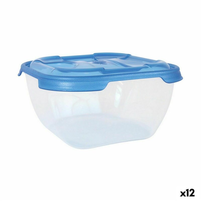 Ensemble de Boîtes à Lunch Tontarelli Nuvola 2 L Bleu Carré 2 Pièces (12 Unités)