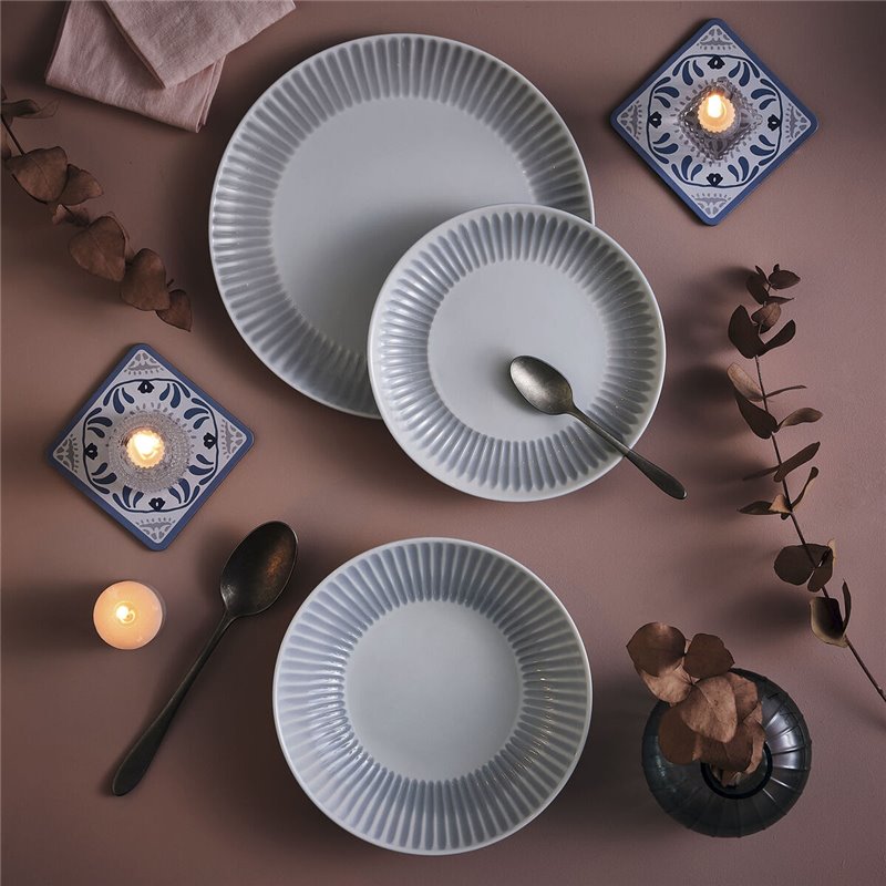 Image secondaire de Assiette creuse Luminarc Cottage Gris verre 20 cm (24 Unités)