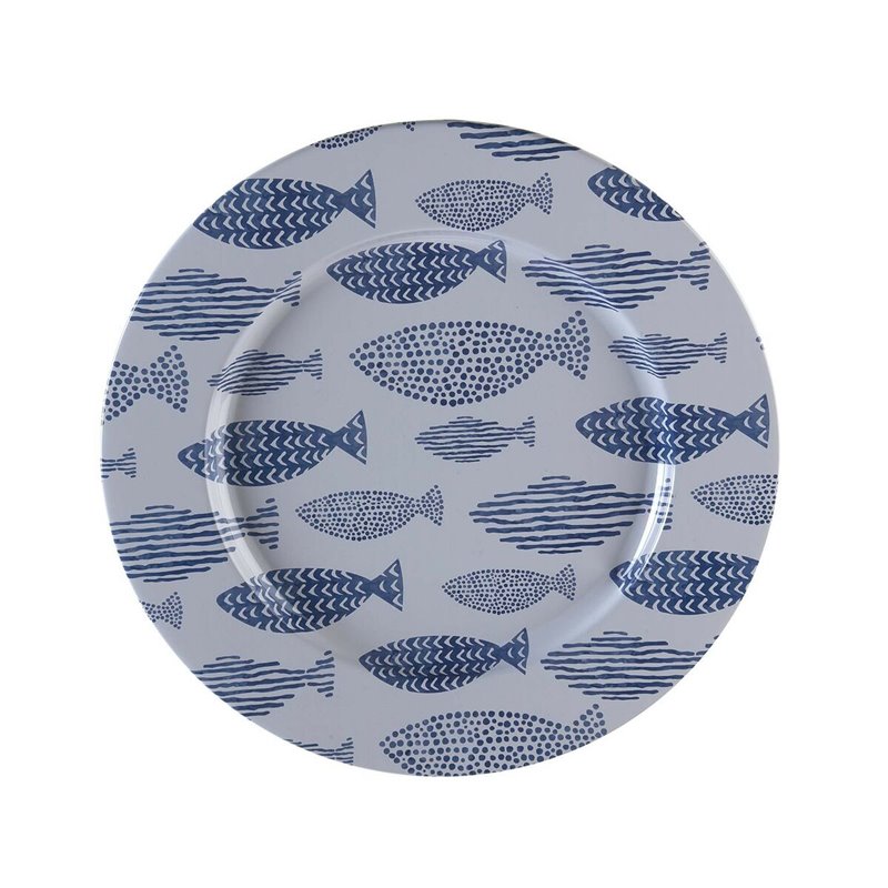 Dessous d'Assiette Versa Poissons Métal 33 x 1,5 x 33 cm