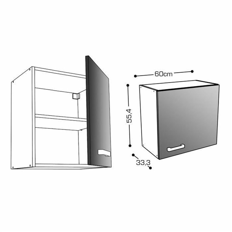 Image secondaire de Meuble de cuisine START Blanc 60 x 33 x 55 cm