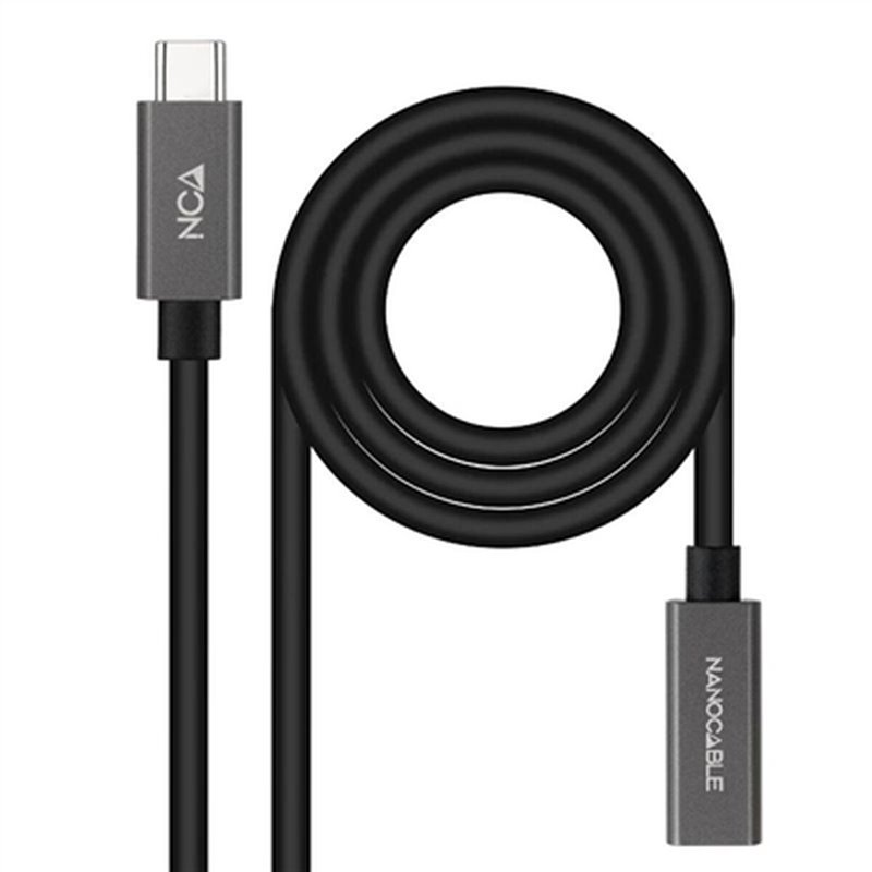 NanoCâble 10.01.4400 câble USB 0,5 m USB 3.2 Gen 2x2 USB C Noir