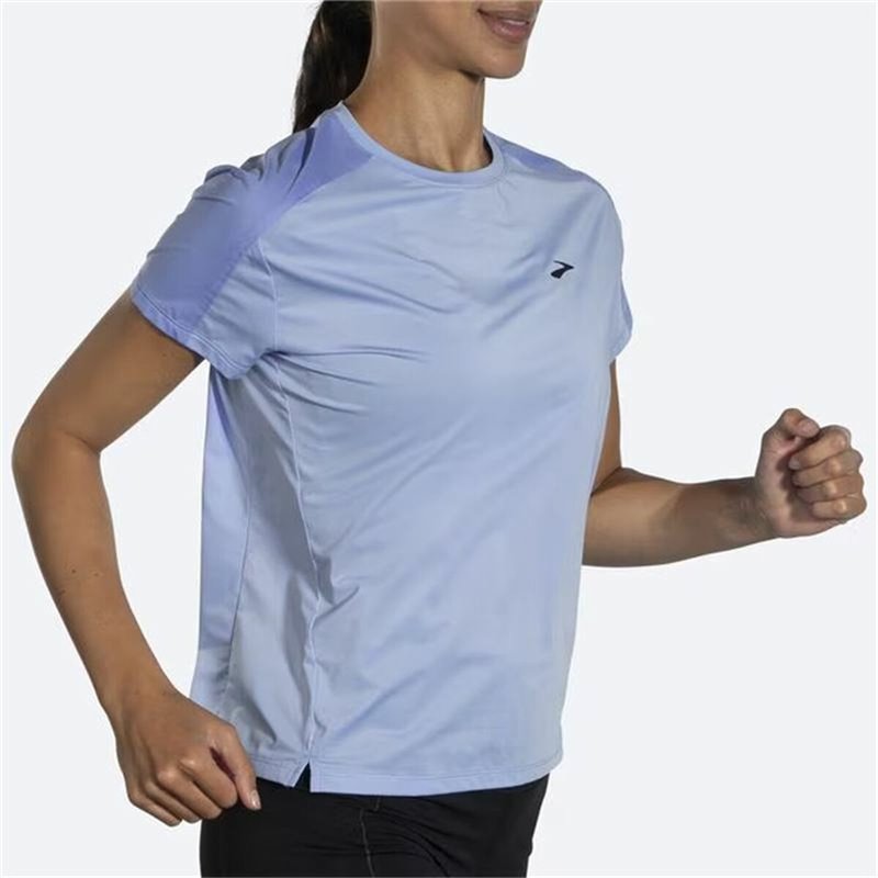 Image secondaire de T-Shirt à manches courtes femme Brooks Sprint Free Aigue marine Femme