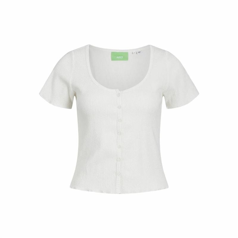 T-Shirt à manches courtes femme Jack & Jones Jxlucinda Str Ss Blanc