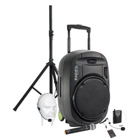 Enceinte active Ibiza sound PORT15VHF MKII, Portable Autonome 15800W 