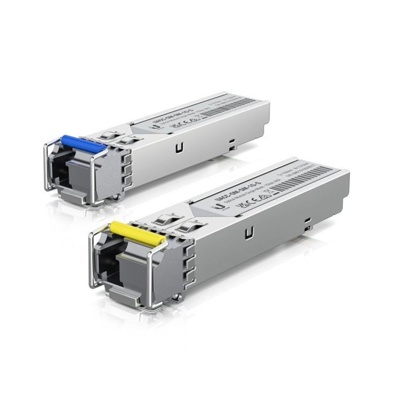 Module SFP à fibre optique monomode Ubiquiti UACC-OM-SM-1G-S-2 3 km 1.25 Gbps SFP