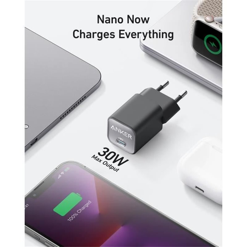 Image secondaire de Anker 511 Nano 3 Universel Blanc Secteur Charge rapide Intérieure