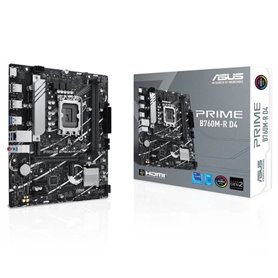 ASUS PRIME B760M-R D4 - Carte mère Micro ATX Socket 1700 Intel B760 Ex