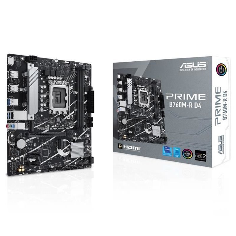 Asus PRIME B760M-R D4 Intel B760 LGA 1700 micro ATX