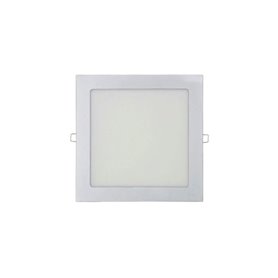 Spot LED carré EDM - 22cm - 20W - 1500lm - 4000K - Cadre chromé - 3158