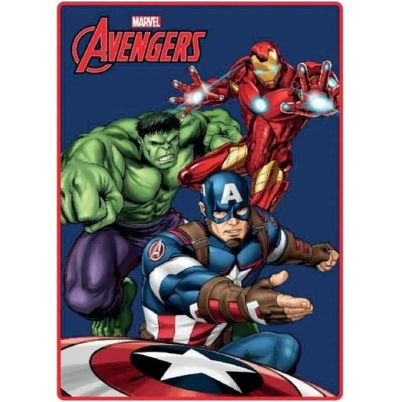 Couverture The Avengers Super heroes 100 x 140 cm Multicouleur Polyester