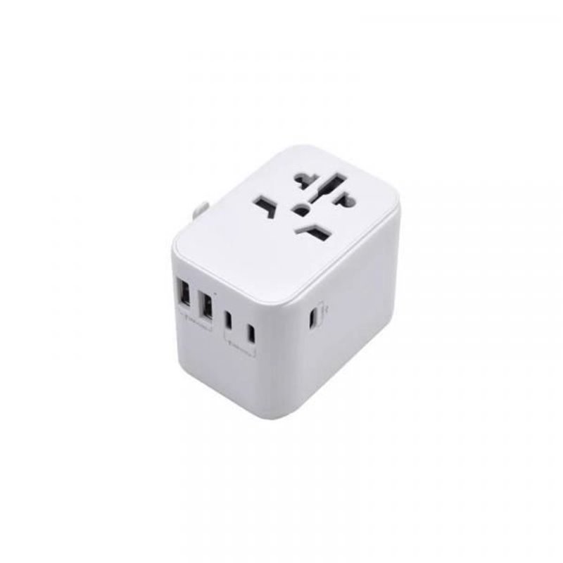 Ewent EW1470 adaptateur prise d'alimentation Universel Blanc