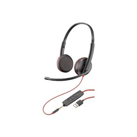 Micro-casque - filaire - USB, jack 3,5mm - HP Inc. - Poly Blackwire 32
