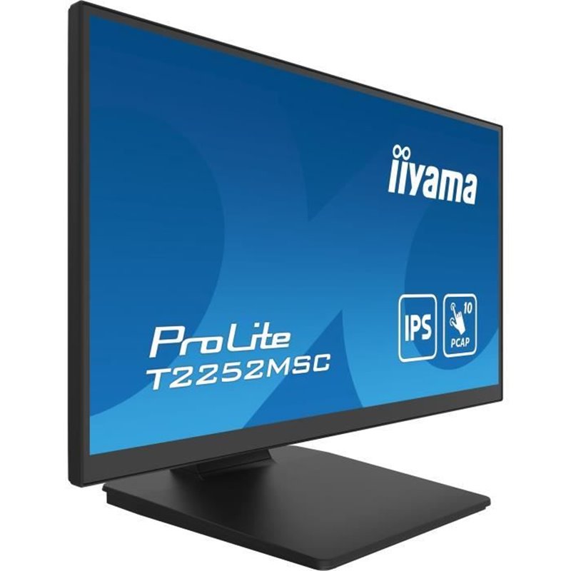 Ecran IIYAMA 21,5 Tactile PCAP 10 points 1920x1080 dalle IPS ultra min