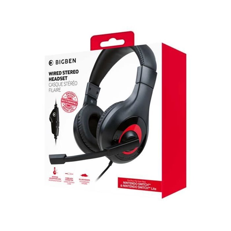 Casques avec Micro Gaming Nacon SWITCHHEADSETV1 