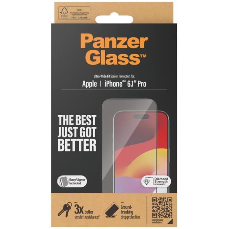 Panzerglass Ultra Wide Fit Protection d'écran transparent Apple 1 pièce(s)