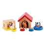 Famille d'animaux domestiques en jouet Hape E3455