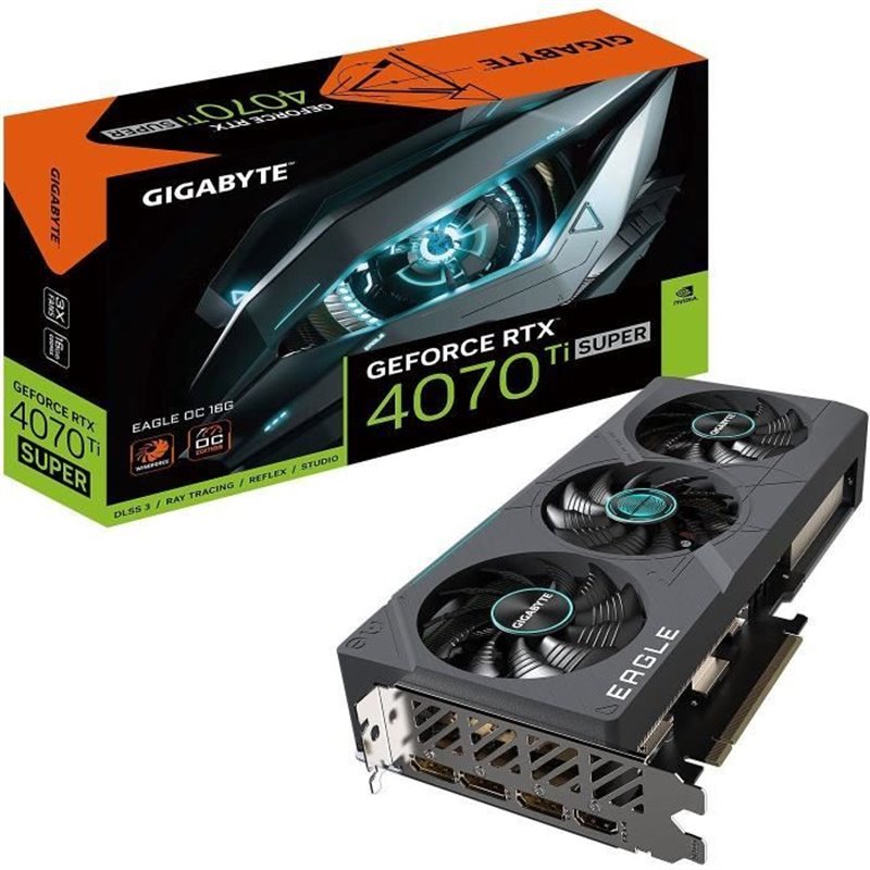 Gigabyte EAGLE GeForce RTX 4070 Ti SUPER OC 16G Nvidia 16 Go GDDR6X