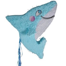 1 Piñata Requin bleu pour fête anniversaire enfant 39 x 44cm REF/22912