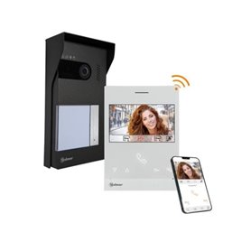 Evicom Kit interphone vidéo soul 1 appel avec moniteur wifi noir - GS5