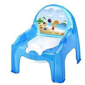 Pot fauteuil chaise apprentissage proprete bebe bleu GUIZMAX