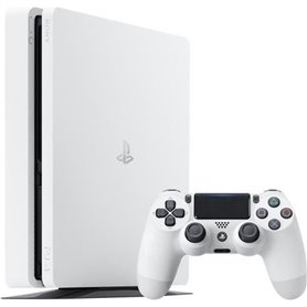 Console PS4 Slim 500Go Blanche/Glacier White - PlayStation Officiel
