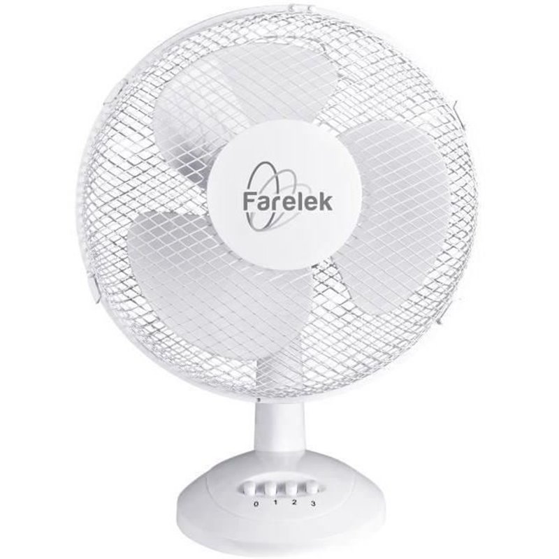 Ventilateur sur Pied Farelek MIAMI 40 W Blanc