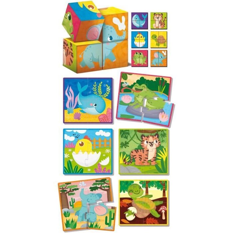 Image secondaire de Jouet Educatif Lisciani Giochi Cubes & Puzzle