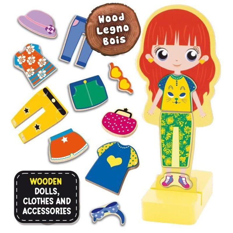 Image secondaire de Jouet Educatif Lisciani Giochi Magnetic Fashion Doll (FR)