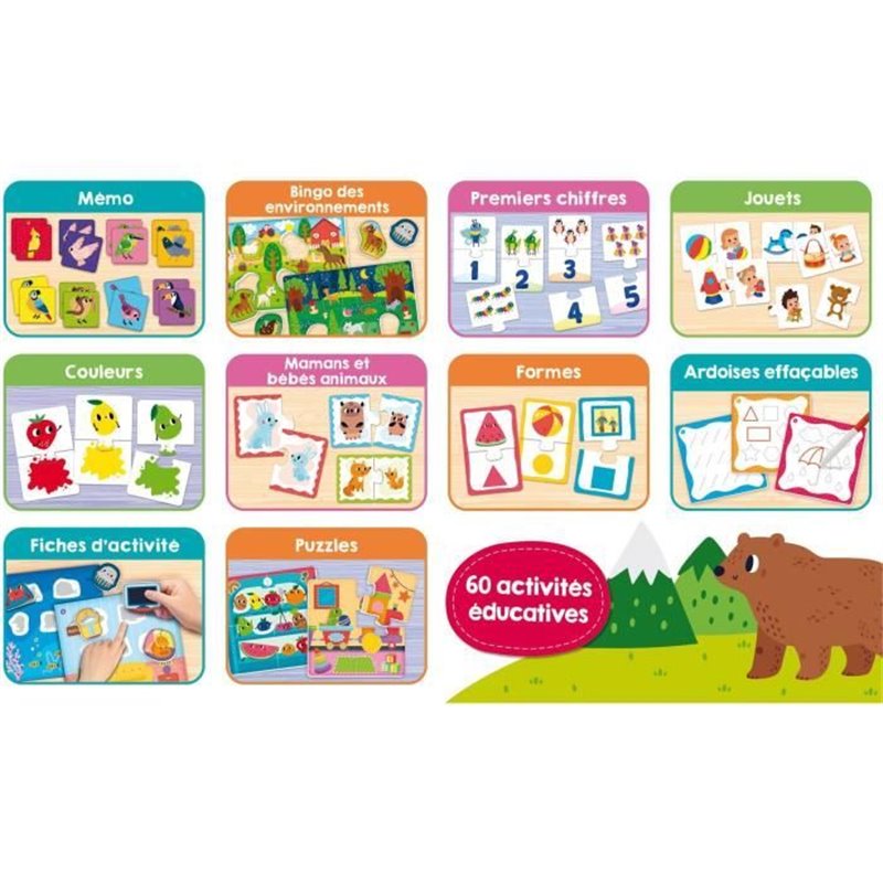 Image secondaire de Jouet Educatif Lisciani Giochi Carotina Baby 60 Jeux (FR)