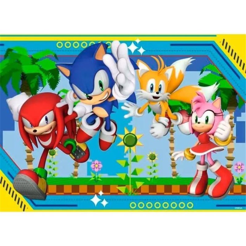 Image secondaire de Puzzle Ravensburger Sonic 100 Pièces