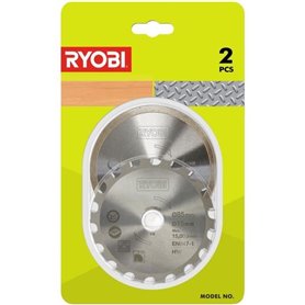 RYOBI Kit 2 lames (1 lame pour bois / métal et 1 lame carrelage) pour 