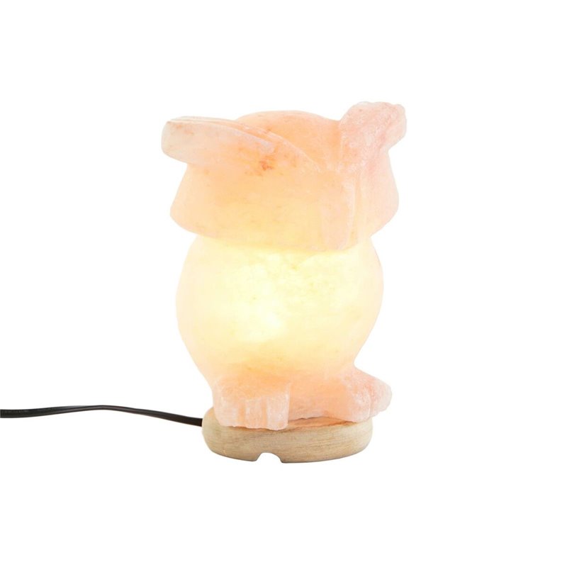 Image secondaire de Lampe de bureau DKD Home Decor Rose Sel Acacia 15 W 220 V 14 x 14 x 18 cm