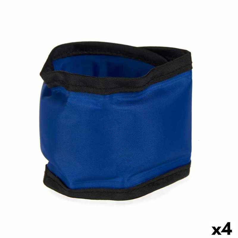 Collier pour Chien Bleu Noir PVC Gel 6,3 x 1 x 30 cm Réfrigérant (4 Un