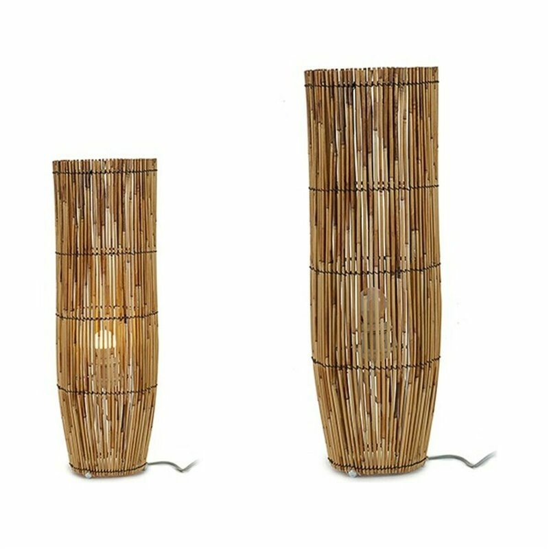 Image secondaire de Lampadaire Naturel Bambou 21,5 x 62 x 21,5 cm (2 Unités)