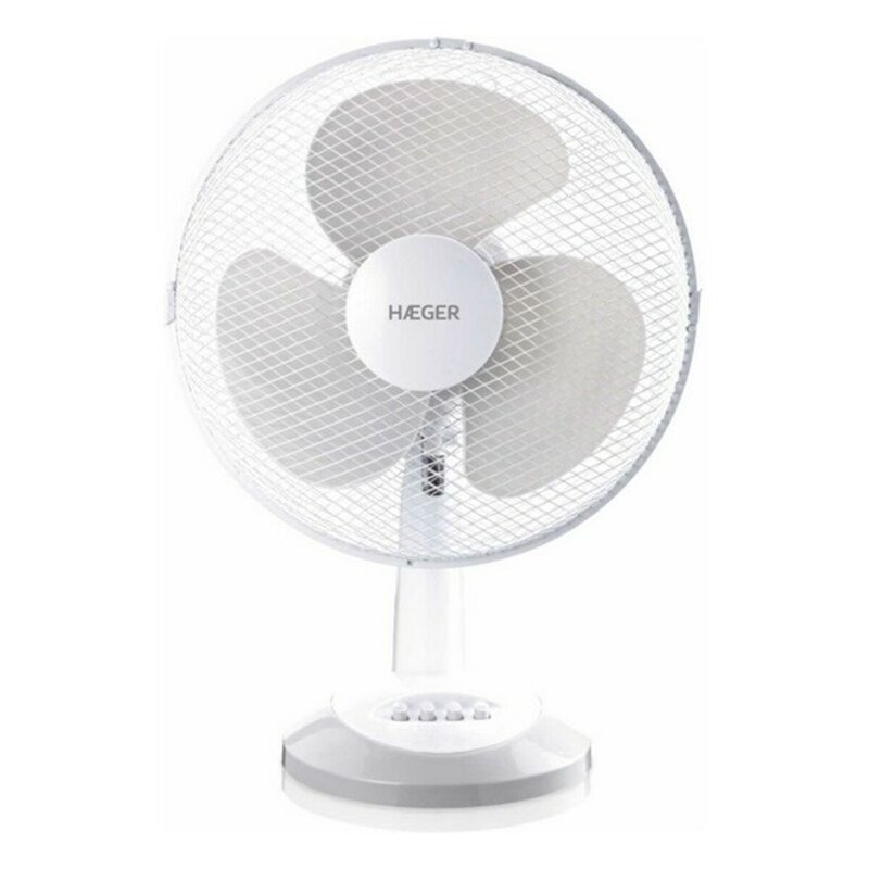 Ventilateur de Bureau Haeger FA016007A 45 W Blanc