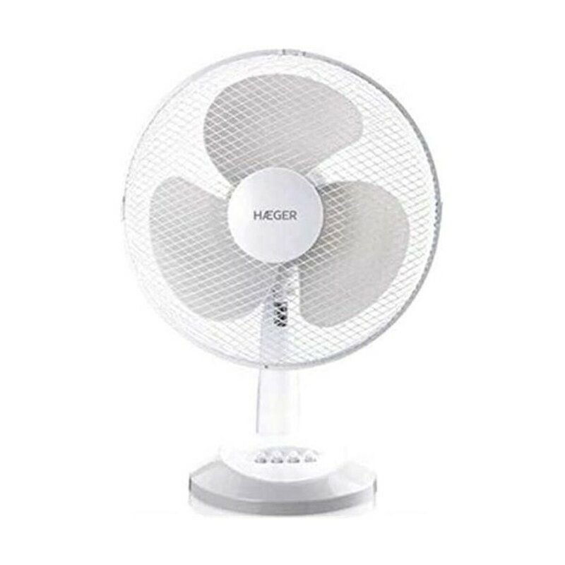 Ventilateur de Bureau Haeger FA-012.008A Blanc 40 W