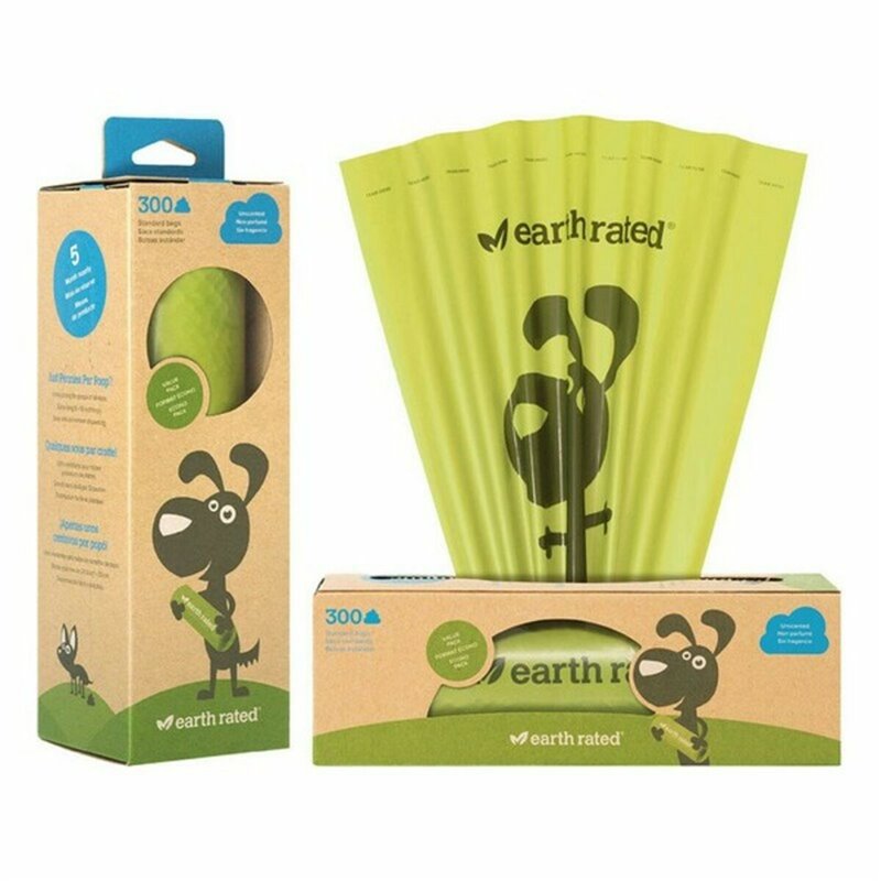 Image secondaire de Distributeur de Sacs pour Animaux Domestiques Earth Rated UNSCENTBIO300 Papier Plastique (300 uds)