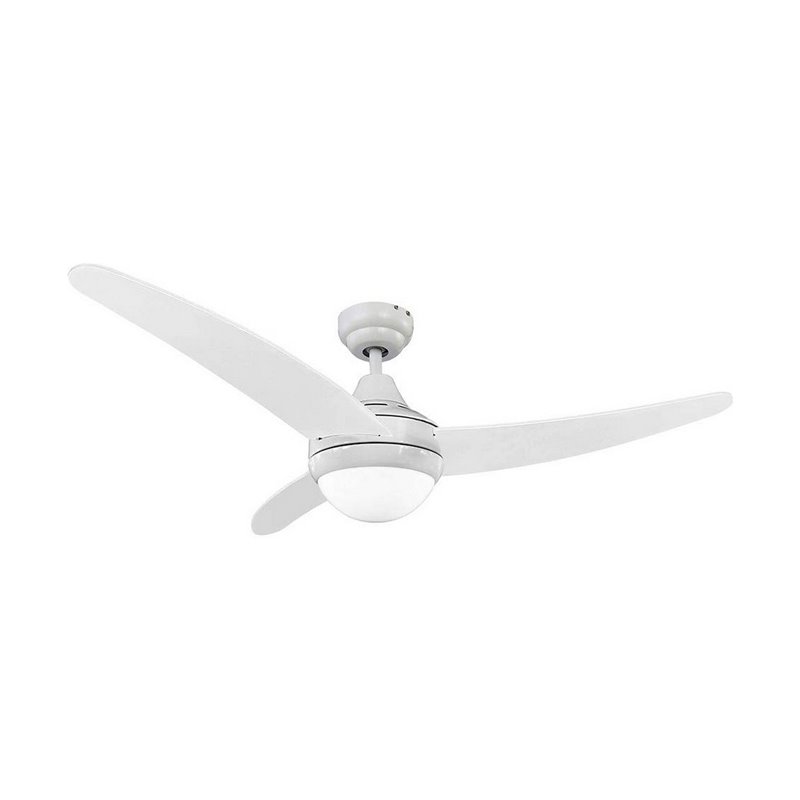 Ventilateur de Plafond avec Lumière EDM 33803 Egeo Blanc 60 W