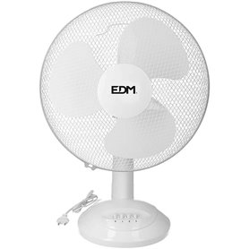 Ventilateur de Bureau EDM Ø 40 x 61 cm Blanc 45 W