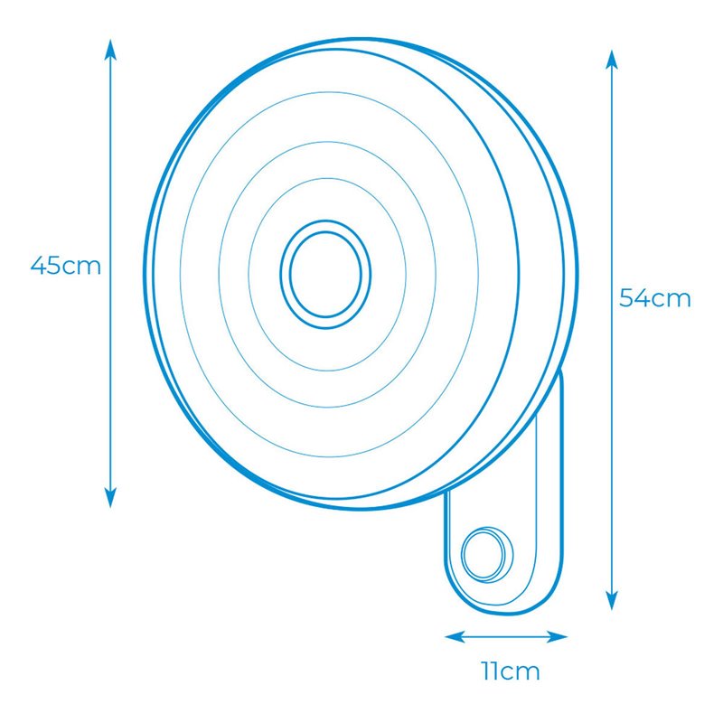 Image secondaire de Ventilateur Mural EDM Blanc 50 W