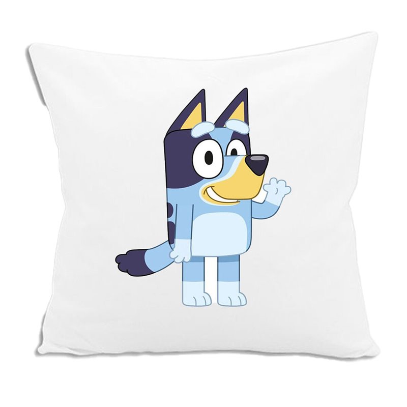 Coussin 3D Bluey Blanc 30 x 30 cm Carré