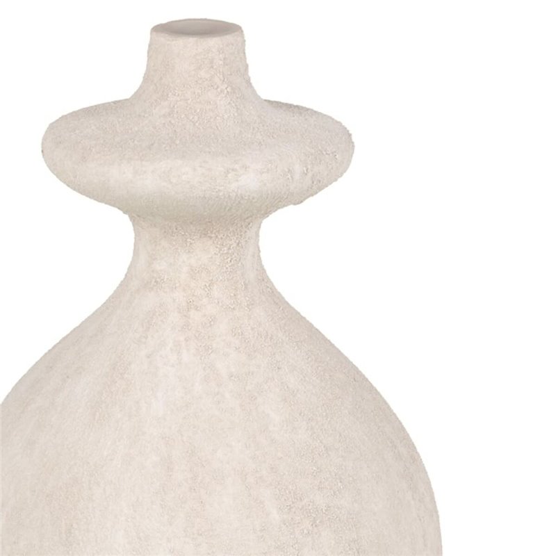 Image secondaire de Vase Crème Céramique Sable 21 x 21 x 38 cm