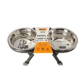 Mangeoire pour chats Dingo 14530 Noir métallique