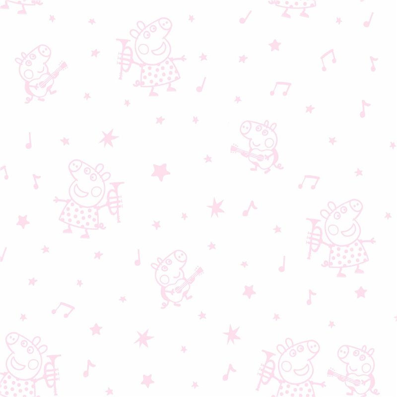 Image secondaire de Drap housse Peppa Pig Blanc Rose Lit 1 personne