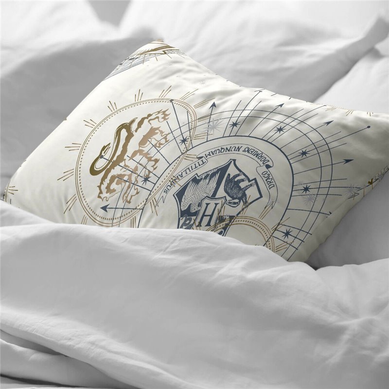 Taie d'oreiller Harry Potter Beige Multicouleur 175 Fils 45 x 125 cm