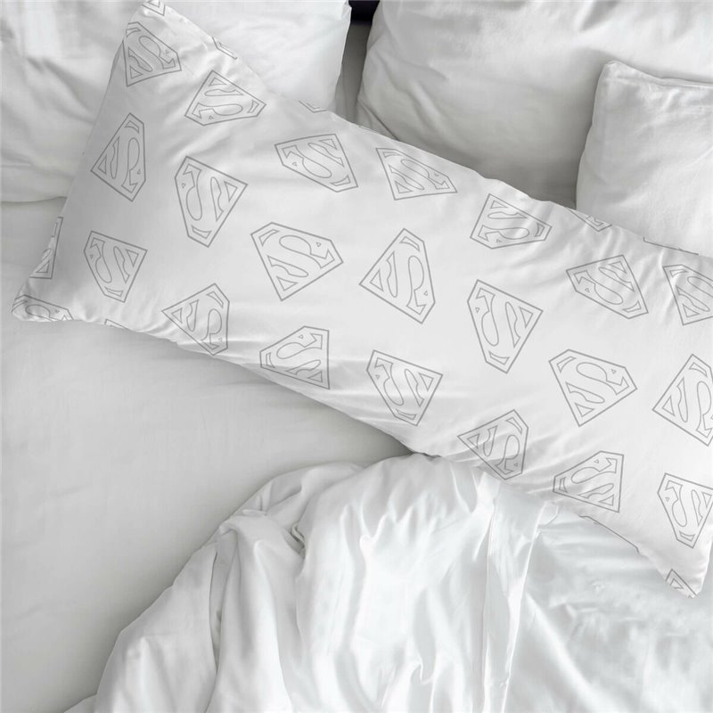 Image secondaire de Taie d'oreiller Superman Superman Blanc Multicouleur 175 Fils 65 x 65 cm