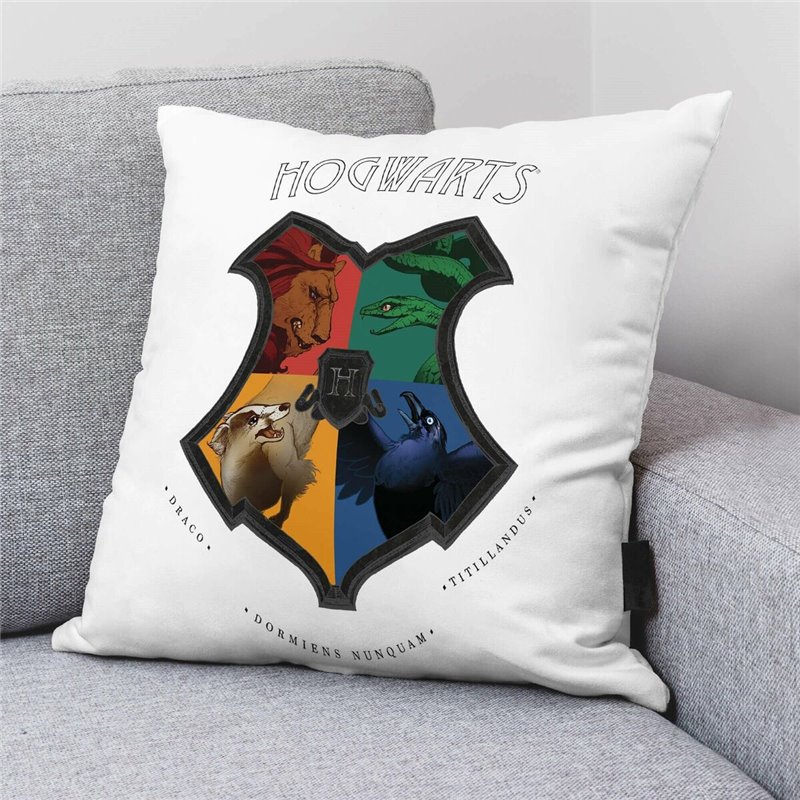 Image secondaire de Housse de coussin Harry Potter Shields Blanc Multicouleur 45 x 45 cm