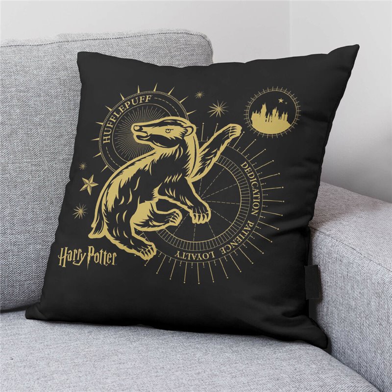 Image secondaire de Housse de coussin Harry Potter Hufflepuff Noir Multicouleur 50 x 50 cm