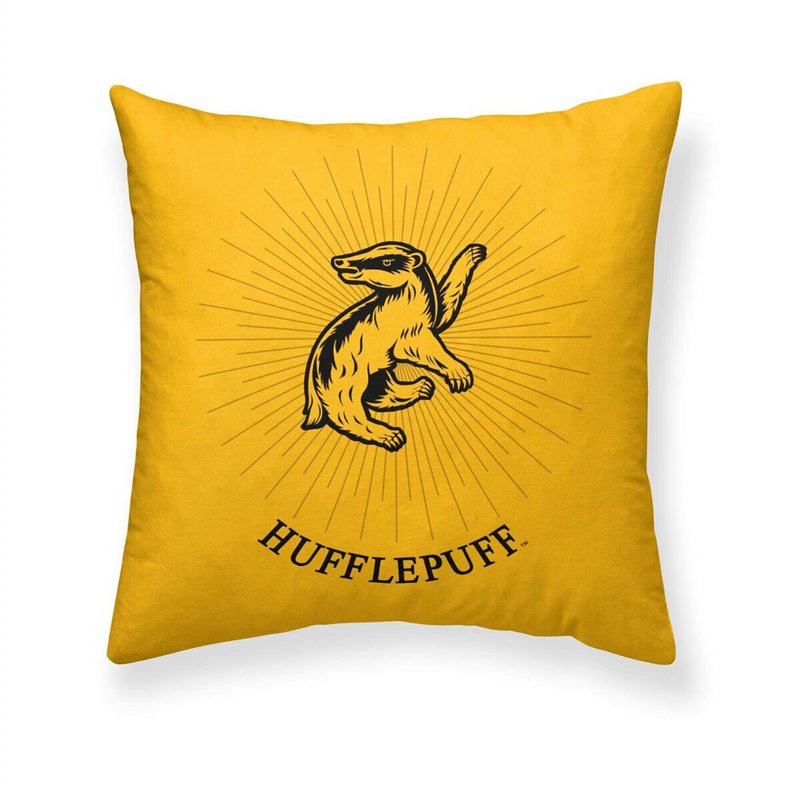 Housse de coussin Harry Potter Hufflepuff Jaune Multicouleur 50 x 50 cm